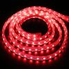 XUNATA 1m Strisce LED 220V con Interruttore e Alimentatore, 5050 60LED/m, IP65 Impermeabile, Flessibile Striscia a LED per Scaletta Tetto Cavi da Cucina Decorazione- Rosso