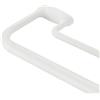 Mayrhyme, Bastone per tende doppio, avvolgente, per finestre, giunzione interna da 2,5 cm anteriore e posteriore da 1,5 cm, regolabile, con terminali e staffe in alluminio, bianco opaco, 71-380 cm