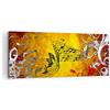 ARTTOR Quadro su Tela 100x40cm Stampe da Parete Musica concerto divertimento fiore Grandi Decorazione Murale Camera da Letto 1 pezzo Quadri Moderni Soggiorno Grafica Immagini Wall Art Canvas AB100x40-1964
