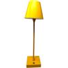 VR VETRINEINRETE Vetrineinrete® Lampada bistrot touch da tavolo a led ricaricabile usb 10 watt lume decorativo tripla colorazione di luce vari colori (Giallo)