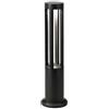 damastoreitalia Lampioncino LED da Giardino 60 cm 12W 600LM Luce Naturale 4000K IP65 Paletto Luminoso da Esterno in Alluminio per Vialetti Giardino Cortile Illuminazione Moderna Nero