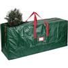 Treer Custodia Porta Albero di Natale, Custodia Albero di Natale 270 cm, Sacca per Albero di Natale Impermeabile, Borsa Porta Albero di Natale con Cerniera e Manici (122x34x51cm,Verde)