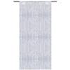 Arsvita - Tenda a fili, effetto metallizzato con passante per bastone, tenda per porta 140 x 250 cm (Bianco)