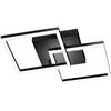 Fabas Luce Plafoniera BARD a led moderna 39W Nero 3394-22-101 Fabas Luce