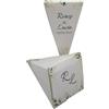 PV Grafik Pz 24 Cono Portariso Matrimonio Personalizzato, Cono Portariso Chiuso Matrimonio Personalizzato, Personalizza e seleziona la quantità desiderata. (Matrimonio 11)