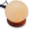 crigema - Lampada USB di Sale dell'Himalaya - 12 cm di Altezza - 0,5-1 Kg (SFERA)