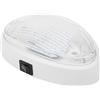 RASTKY Plafoniera LED Alta 12 V - Lampada Interno a Risparmio Energetico 400 Lm per Auto, Yacht, Barche e Rimorchi - ABS con Interruttore, Illuminazione Ideale per Campeggio e Automobili