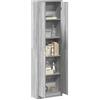 vidaXL Guardaroba Grigio Sonoma 55 x 25 x 189 cm Legno ingegnerizzato | Stoccaggio facile con linee pulite, Ottimo per tenere tutto in ordine, Costruito per durare con materiali solidi