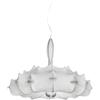 LELEGG Lampada a sospensione bianca FLOS italiana | Lampada a sospensione da soggiorno in seta | Lampadari di design nordico| Apparecchio di illuminazione moderno per sala da pranzo, camera da letto, color c