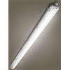 wowspeed Neon LED 120cm,Tubo LED Barra 18W 1800LM, 4000K Bianca Naturale Barra LED Soffitto, IP65 Impermeabile Barra LED Soffitto,Lampada Lunga Reglette LED per Garage Ufficio Officina Cucina