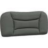 vidaXL Cuscino Testiera Hvar Grigio Scuro 80 cm in Tessuto
