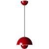 TOKTOP Lampada a sospensione E27 rosso per soggiorno, camera da letto, cucina, sala da pranzo, moderna, creatività