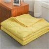 DOTBUY-SHOP Copriletto Trapuntato Matrimoniale Singolo, Trapuntino Coperta Estivo Primaverile Autunno Trapunta Coperta Leggera per Camera da Letto (Giallo,150x200cm)