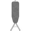 Rörets Asse da Stiro Tempo Space Gray - Design pieghevole con gancio per abiti, rivestimento in 100% cotone e moderno motivo neutro - 85 x 30 x 88 cm