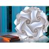 Lampadesign Lampada da comodino moderna Camera da letto FIOCCO Sfera bianca lampadina led E27 da tavolino tavolo scrivania diametro 23 cm Luci lumi comodini stanza Abat jour luce soffusa rilassante
