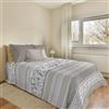 PENSIERI DELICATI Copriletto 170 x 280 cm, Singolo 100% Cotone Pique, Ideale come decorativo, copriletto salvavita letto da 1 posto, fantasia BauBau Beige, 100% Made in Italy