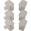 Jandei - Profilo flessibile in silicone 3 metri per strisce LED fino a 10 mm di larghezza. Diffusione sferica di luce, emissione laterale 8 mm x 17 mm - IP67 per esterni (tappi finali)