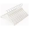 Mainetti Appendini per Abiti Bretellati, Maglieria, Grucce in Plastica, Sottili, Salvaspazio, con Notches, per Lingerie, Costumi da Bagno, Set di 10 pezzi (Bianco Lucido, 38 cm)