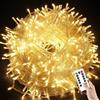 YUANYUYING Luci di Natale, 30 m di luci fatate a 300 LED per interni, luci fatate a corda,e telecomando Stile di connessione (Warm White)