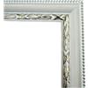 ITALIA CORNICI Maestri Artigiani I Cornice per Quadri Tele con Passepartout in Legno I Varie Misure I Personalizzabile I Noce Rosa Oro Crema (15 x 15 cm, Bianco)