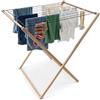 Mottiwood Stendibiancheria Premium Salvaspazio, 8MT Stenditura, Stendipanni con Griglia in Metallo Pieghevole, Dimensione 92x67x92h cm, Stendino Struttura Legno di Faggio, Made in Italy