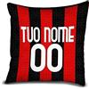 quickgadget Idea Arredo Casa Regalo Cuscino Sport Calcio personalizzato con nome e numero per tifoso Milan 2021