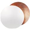 AAOTE Applique da parete per interni Rotonda Rame dorato Soggiorno Concetto di luna creativa Solar Eclipse Lampada da parete Corridoio nordico Scale Camera da letto Comodino Applique Corridoio Corridoio Ill