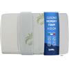 Baldiflex - Cuscino in Memory Foam, Modello Saponetta, Fodera in Aloe Vera