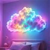 Qooplu Fai da te Thundercloud LED Luce nuvola a LED con ritmo musicale 3D Big Cloud Kit di luci di illuminazione USB Powered Thunder Nuvole Atmosfera Luci notturne, per la decorazione della casa