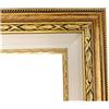 ITALIA CORNICI Maestri Artigiani - Cornice in Legno da Parete per Quadri Oro Antico con Passepartout Avorio Made in Italy (50 x 50 cm + Passepartout)