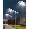 Generic - LAMPIONE Faro LED Stradale 300W Pannello Solare da Esterno IP65 6500K SL-300W-LP - 33420
