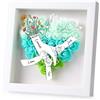 Dacomfy Festa della Mamma Scatola di Fiori Personalizzata per la Mamma 2 a 8 Nomi, Scatola a Forma di Cuore con Fiori Secchi, Regalo Primo per la Mama