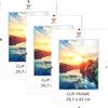 MG Design Cornice a Giorno Set 5 pezzi in A3 29,7 x 42 cm - Cornici senza cornice con acrilico e pannello posteriore in HDF per foto, poster e puzzle, verticale & orizzontale