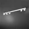 Perenz Spot Contemporaneo Oddy Alluminio Bianco 5 Luci Gu10