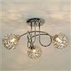 KOSILUM Lampadario plafoniera con design a 3 sfere, modello Aphyse