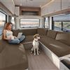 KYJSW Federe per Cuscino per Camper, Copricuscino per Sedili di Roulotte, Fodere per Cuscini per RV Auto, Coprisedile per Caravan in Jacquard (Camel,W 60-90 cm, D 30-50 cm)
