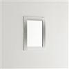 ARHome Specchiera Luxury, 76 x 56, Argento Lucido, Specchio da Parete, Made in Italy