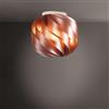 Linea Zero Plafoniera Moderna 1 Luce In Polilux Rame D40 Made In Italy