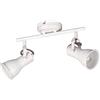 Trio Leuchten Trio, Faretto, Steam 2xE14, max.25,0 W Finitura: Metallo, Bianco anticato L:30,0cm, L:10,0cm, A:22,0cm IP20,Senza illuminante