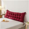Generic Cuscino Testata Letto Matrimoniale Imbottita, Cuscino Schienale Divano, Cuscini per Testata Letto Una Piazza e Mezza,06,90x50cm
