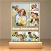 Jkolalin Regalo Anniversario per Lui Lei, Cornice Personalizzata con Luce Notturna, Lampada Personalizzata con Foto, Regalo Personalizzato per Donna e Uomo, Regali San Valentino per Lui e Lei