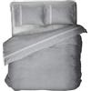 IL BOTTEGONE - Parure Copripiumino Una piazza e mezza 100% Cotone set completo di sacco e federa; Letto Una piazza e mezzo Colore: Crono Grigio
