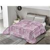 BANZAII TEXTILE INNOVATOR ONLINE Banzaii Trapuntino Una Piazza e Mezza 220x260 cm Primaverile Estivo, Copriletto Leggero Trapuntato Imbottito Made in Italy - Gaia Rosa