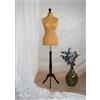 Generico AILANT Manichino donna sartoriale black wood stand (beige, 50/52 XXL)