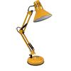 VR VETRINEINRETE Vetrineinrete® Lampada da scrivania con braccio snodabile luce da tavolo in metallo orientabile con morsetto incluso attacco per lampadine E27 per casa ufficio cameretta (Giallo) P3