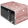 Russo Tessuti Coprifornetto Telo Microonde Fornetto Porta Mestoli Oggetti Cuori Paris Love-Rosa