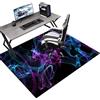 Tkuhknag 140 x 160 cm Tappeto per Sedia Ufficio Gaming Tappetino per Sedia da Ufficio Tappetino per Pavimenti Duri Antiscivolo Tappetino di Protezione Sedia Protettiva Multiuso per la Casa Tappetino Parquet