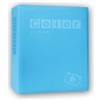 Instant Project Album Fotografici da 200 Foto Color Pastello per Foto 10x15 - Portafoto a Tasche Vari Colori Allegri a Scelta con Spazio Memo Centrale per Scrivere e Porta Cd (Azzurro)
