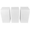 DecoPorex Blocchi in schiuma per artigianato - Mattoni quadrati in polistirene espanso per arti e mestieri, colore bianco naturale (10 x 10 x 20 cm)