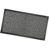 emmevi Zerbino Asciugapassi Antiscivolo Antinciampo Tessitura Morbida Retro Gommato Varie Misure 100% Made in Italy MOD.Texas 40X70 Grigio